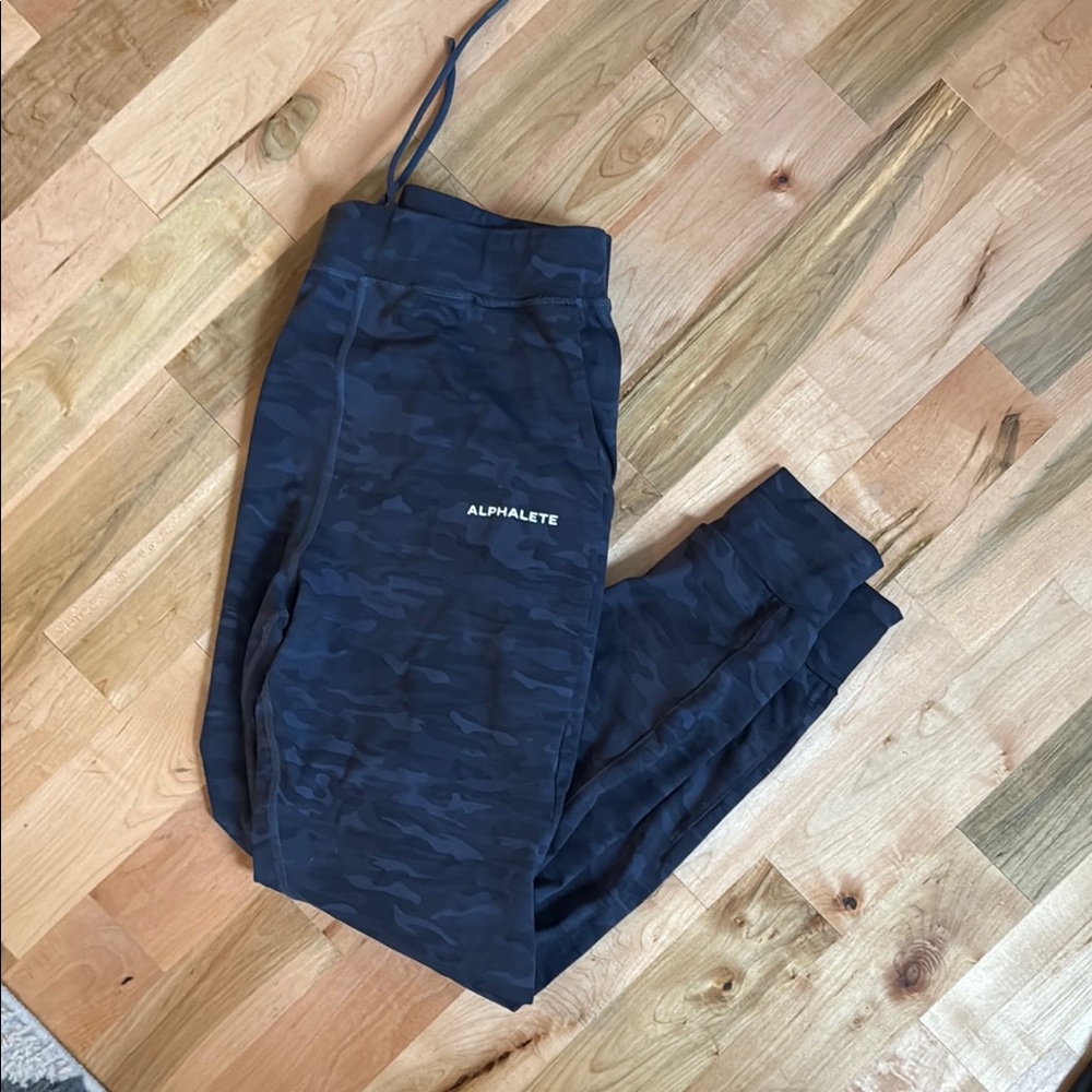 Alphalete Navy Camo Premium Joggers